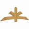 Ekena Millwork Davenport Rough Sawn Timber Gable Bracket, Western Red Cedar, 84"W x 28"H x 2"D x 6"F, 8/12 Pitch GBW084X28X0206DAV00RWR - alternate 3